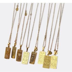 Mint & Lily Taurus Card Necklace